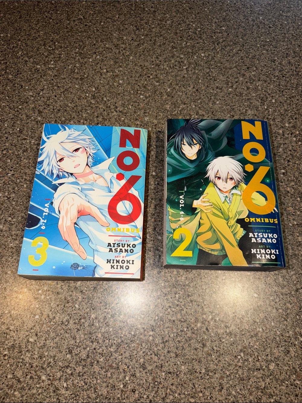 No.6 omnibus manga book series